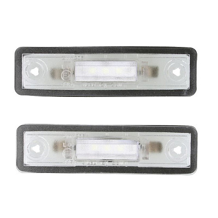 Elemente iluminare Licence plate lamp LED ligght colour: white set 12V with road approval OPEL ASTRA F ASTRA F CLASSIC ASTRA F/KOMBI ASTRA G ASTRA G CLASSIC ASTRA G/KOMBI CORSA B 09.86-12.12 M-TECH CLP018