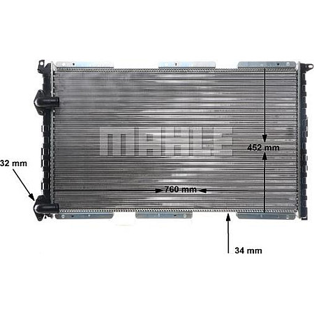 Radiator. racire motor Radiator motor Manual se potriveste. OPEL MOVANO A RENAULT MASTER II 1.9D-2.5D-2.8D VAUXHALL MOVANO Mk I (X70), Cab & Chassis, 10.1998 - 12.2010 MAHLE CR 526 000S