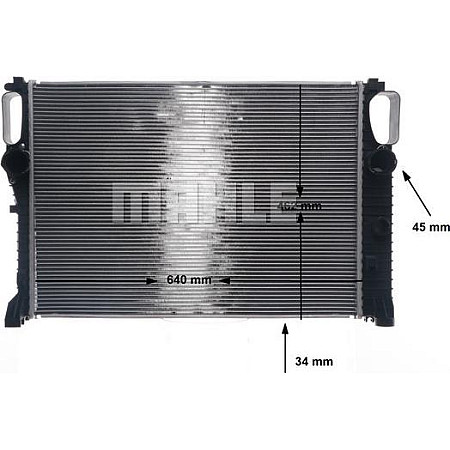 Radiator, racire motor MERCEDES-BENZ CLS (C219), Compartiment, 10.2004 - 02.2011 MAHLE CR 37 000S