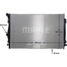 Radiator, racire motor SEAT LEON ST (5F8), Estate Van, 01.2013 - MAHLE CR 2055 000S