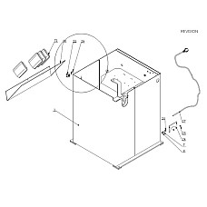 Accesorii si piese masina de echilibrat Evert picior organismul de echilibrat CB900B numarul parte: 5502046 in sistemul nr 29 EVERT EVERTZT5502046
