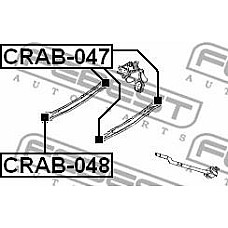 Suport,trapez CHRYSLER CIRRUS, Compartiment, 09.1994 - 12.2000 Febest CRAB-047