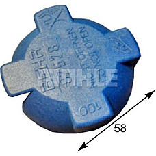 Buson. vas expansiune Capacul rezervorului de expansiune M48x3 MERCEDES ATEGO AXOR 2 CITARO O 530 OH M476.930-OM9 MERCEDES-BENZ ATEGO (970.00), 01.1998 - 10.2004 MAHLE CRB 84 000P