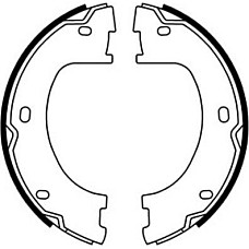 Set saboti frana. frana de mana Sabot frana MERCEDES SPRINTER 46-T B906 SPRINTER 5-T B906 ABARTH 124 SPIDER VW CR MERCEDES-BENZ SPRINTER 5-t (906), Cadru de sprijin, 06.2006 - ABE CRM013ABE