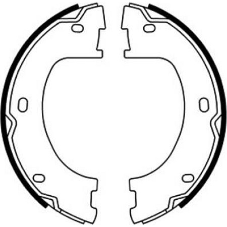 Set saboti frana. frana de mana Sabot frana MERCEDES SPRINTER 46-T B906 SPRINTER 5-T B906 ABARTH 124 SPIDER VW CR MERCEDES-BENZ SPRINTER 5-t (906), Cadru de sprijin, 06.2006 - ABE CRM013ABE