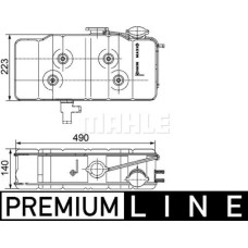 Vas de expansiune. racire Vas expansiune lichid racire cu conector IVECO P-PA TURBOSTAR TURBOTECH URSUS CITY SMIL IVECO P/PA, 12.1979 - 12.1993 MAHLE CRT 39 000P