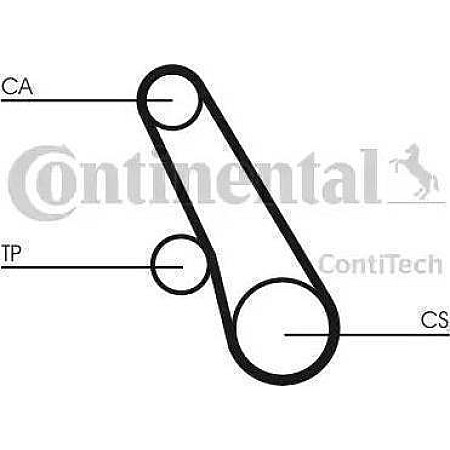 Curea de distributie se potriveste. AUDI A4 B5 FORD GALAXY I GALAXY MK I SEAT ALHAMBRA CORDOBA CORDOBA VARIO IBIZA II INCA VW CA VW POLO CLASSIC (6V2), Sedan, 01.1995 - 11.2009 Continental CT945