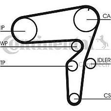 Curea de distributie se potriveste. ALFA ROMEO 147 156 159 166 BRERA GIULIETTA GT SPIDER CADILLAC BLS CHEVROLET MALIBU CHRYSLER VAUXHALL ASTRA Mk VI (P10), Hatchback, 12.2009 - 10.2015 Continental CT1105