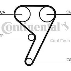 Set curea de distributie Set de sincronizare centura pinion se potriveste. VOLVO S60 II S80 II V40 V60 I V70 III FORD C-MAX II FORD KUGA II (DM2), Crossover, 05.2012 - Continental CT881K6