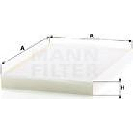 Filtru. aer habitaclu Filtru habitaclu MERCEDES SPRINTER 35-T B906 SPRINTER 3-T B906 SPRINTER 46-T B906 SPRINTER MERCEDES-BENZ SPRINTER 3-t (906), Van, 06.2006 - Mann-Filter CU 3569