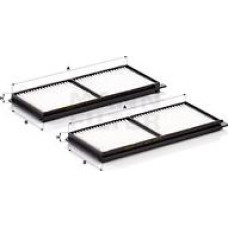 Filtru. aer habitaclu Filtru habitaclu MAZDA 2 1.3-1.6D 07.07-06.15 MAZDA 2 (DE_), Sedan, 05.2010 - 06.2015 Mann-Filter CU 23 001-2