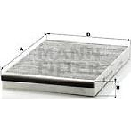 Filtru. aer habitaclu Filtru habitaclu cu carbon activat OPEL ASTRA G ASTRA G CLASSIC ASTRA H ASTRA H CLASSIC AST OPEL ASTRA G (T98), Hatchback, 02.1998 - 12.2009 Mann-Filter CUK 3054