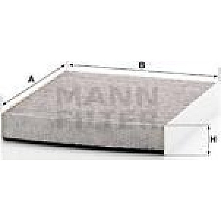 Filtru. aer habitaclu Filtru habitaclu cu carbon activat BUICK ENCORE CADILLAC SRX CHEVROLET AVEO CRUZE MALIBU OR OPEL CASCADA (W13), Sabrioleta, 03.2013 - 04.2019 Mann-Filter CUK 2442