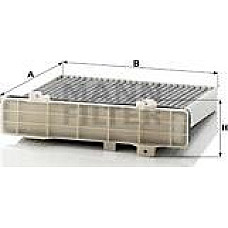 Filtru. aer habitaclu Filtru habitaclu cu carbon activat MITSUBISHI PAJERO CLASSIC PAJERO II PAJERO III PAJERO IV MITSUBISHI PAJERO III (V6_W, V7_W), Crossover, 02.2000 - 12.2006 Mann-Filter CUK 2230