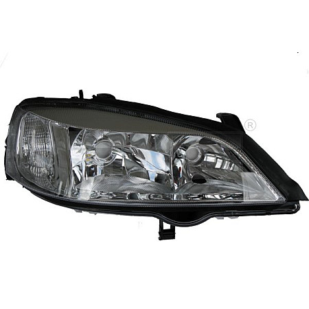 Far Lampa frontala Dreapta H7/HB3 electric fara motoras culoare insert: cromat OPEL ASTRA G ASTRA G CLASSIC ASTRA G/KOMBI 02.98-12.09 TYC TYC 20-5487-08-2