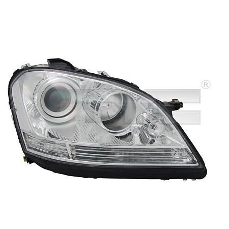 Far Lampa frontala Stanga H7/H7 electric cu motor culoare insert: cromat MERCEDES M W164 TYC TYC 20-11422-05-2