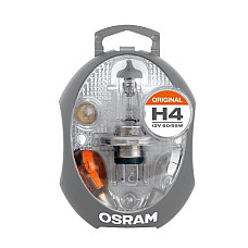Sortimente, becuri kit OSRAM jaratic. H4 + / P21W PY21W P21/5W R5W W5W Siguranta: 15A 20A 30A / OSRAM OSR BOX CLKM H4