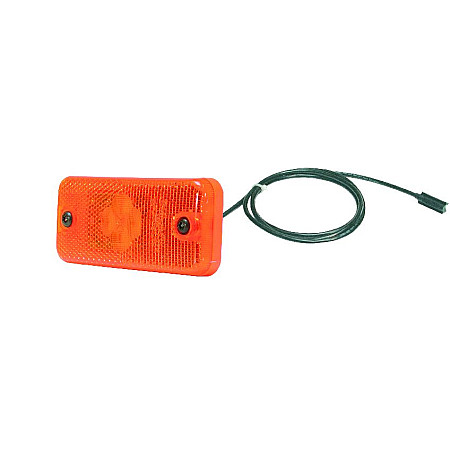 Lampa gabarit Vignal portocaliu cu LED-uri 24V lampa de pozitie cu 500mm cablu si conector AP VIGNAL VALD10493
