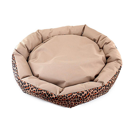 Culcus din material impermeabil pentru caine/pisica, model Animal Print, 77 cm