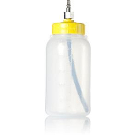 Unelte pentru intretinerea sistemului de  A/C ERRECOM Butelie pt aparat clima 250ml cu capac galben fisa. ERRECOM ER FLK026