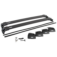 Bara portbagaj, plafon Rack beam with supports 2 pcs aluminium length: 92-1025 cm payload: 75 kg Black THULE WingBar Edge 959620 THULE THU 9596B