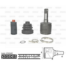 Set articulatie planetara OPEL VECTRA B 36 Producator PASCAL G7X024PC