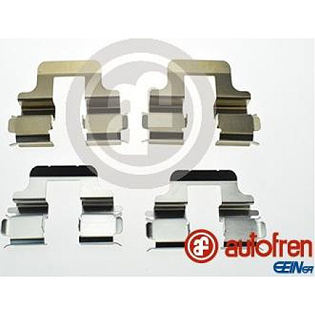 Set accesorii. placute frana Kit montare placute frana Spate VOLVO S60 II V60 I V70 III XC70 II FORD GALAXY II MO FORD GALAXY II (WA6), Dubita, 05.2006 - 06.2015 AUTOFREN SEINSA D42977A