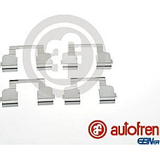 Set accesorii. placute frana Kit montare placute frana Fata DACIA LOGAN LOGAN MCV SANDERO RENAULT 19 I 20 25 30 C RENAULT CLIO II (BB_, CB_), Hatchback, 03.1998 - AUTOFREN SEINSA D42402A