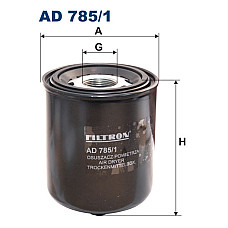 &quot;Uscator aer, sistem compresor Cartus cu uscator de aer cartus de desicator 1 1/4&quot;&quot; presiune 13bar separator en with gasket RVI MIDLUM SCANIA 4 PGRT MACK MIDLUM 05.95-&quot; FILTRON AD 785/1