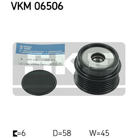 Sistem roata libera generator KIA VENGA YN Producator SKF VKM 06506