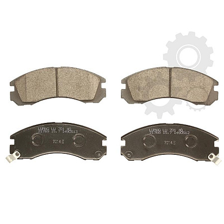 set placute frana disc MITSUBISHI GALANT V E5A E7A E8A Producator BRECK 21363 00 701 10