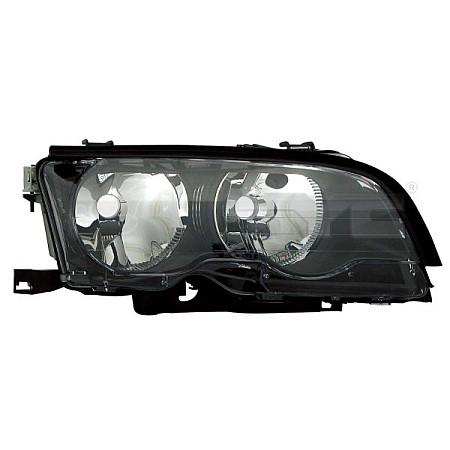 Far Lampa frontala Stanga H7/H7 electric cu motor culoare insert: negru BMW 3 E46 TYC TYC 20-0326-01-2