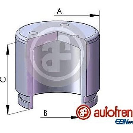 Piston, etrier frana HONDA ACCORD II (AC, AD), Hatchback, 09.1983 - 10.1985 AUTOFREN SEINSA D0 2572