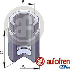 Piston. etrier frana Pistoan etrier Spate 38mm 46mm ACURA RL FORD C-MAX FOCUS C-MAX FOCUS II HONDA ACCORD VII CR- FORD FOCUS II (DB_, FCH, DH), Sedan, 04.2005 - AUTOFREN SEINSA D025332