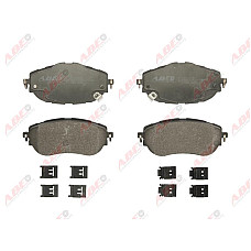 set placute frana disc TOYOTA AURIS NZE18 ZRE18 Producator ABE C12139ABE