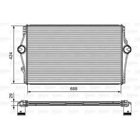 Intercooler compresor VOLVO XC70 CROSS COUNTRY Producator VALEO 818281