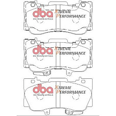 Set placute frana de performanta Brake pads - tuning Performance road approval front fits. FORD USA MUSTANG 2.3-5.2 02.14- DBA Australia DB9011XP