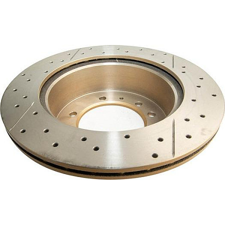 Disc frana de performanta High-efficiency brake disc Ventilated outer diameter 315 mm thickness 18 mm fits. NISSAN PATROL GR IV NISSAN PATROL III/1 (MQ, MK, GQ), Cadru de sprijin, 06.1980 - 12.1997 DBA Australia DBA622X