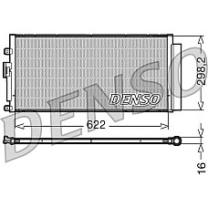 Condensator. climatizare A-C condenser with dryer ABARTH 500 - 595 - 695 500C - 595C - 695C 1.4 08.08- ABARTH 500C / 595C / 695C (312_), Sabrioleta, 05.2008 - Denso DCN09046