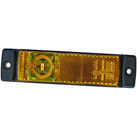 Lumina de delimitare Lampa de pozitie Dreapta/Stanga LED galben HELLA 2PS008 645-017