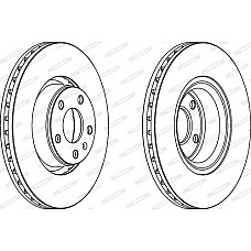 Disc frana Fata Dreapta-Stanga se potriveste. AUDI A6 ALLROAD C6 A6 C6 A8 D3 SAAB 9-5 2.0-6.0 09.01-08.11 AUDI A6 Avant (4B5, C5), Turism, 11.1997 - 01.2005 Ferodo DDF1277C-1
