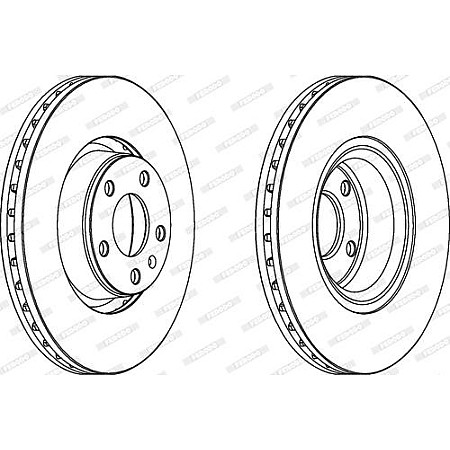 Disc frana Fata Dreapta-Stanga se potriveste. AUDI A6 ALLROAD C6 A6 C6 A8 D3 SAAB 9-5 2.0-6.0 09.01-08.11 AUDI A6 Avant (4B5, C5), Turism, 11.1997 - 01.2005 Ferodo DDF1277C-1