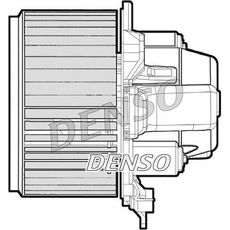 Ventilator. habitaclu Suflanta de aer FIAT BRAVO II STILO 1.2-2.4 10.01-12.14 FIAT BRAVO II (198_), Hatchback, 11.2006 - Denso DEA09051