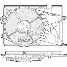 Ventilator. radiator Ventilator radiator CHEVROLET AVEO 1.3D 07.11-12.15 Denso DER15002