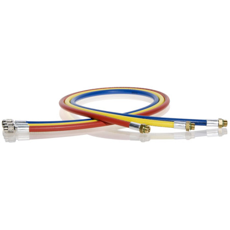Unelte pentru intretinerea sistemului de  A/C ERRECOM Furtun pt ap clima LP albastru 3m 1/4SAE x M14X1.5 ERRECOM ER TB7655B