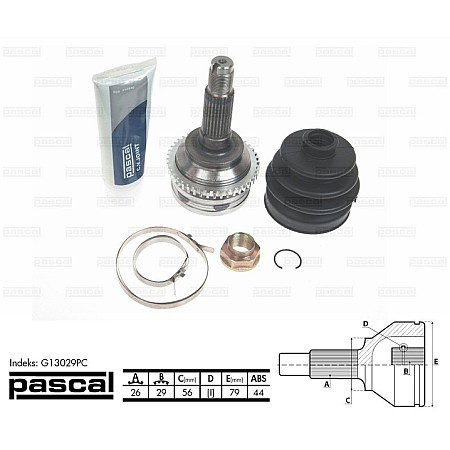cap planetara MAZDA 323 F VI (BJ) PASCAL G13029PC
