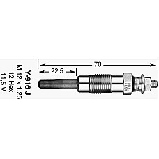 Bujie incandescenta NGK 5906