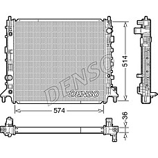 Radiator. racire motor Radiator motor se potriveste. CHEVROLET CAMARO 6.2 CHEVROLET CAMARO VI (A1XC), Compartiment, 09.2015 - Denso DRM99013