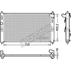 Radiator. racire motor Radiator motor se potriveste. MITSUBISHI ASX 1.6 MITSUBISHI ASX (GA_W_), Crossover, 11.2009 - Denso DRM45050