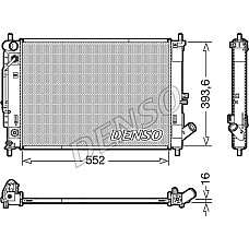 Radiator. racire motor Radiator motor se potriveste. HYUNDAI ELANTRA V 1.6 HYUNDAI ELANTRA (MD, UD), Sedan, 09.2010 - Denso DRM41016